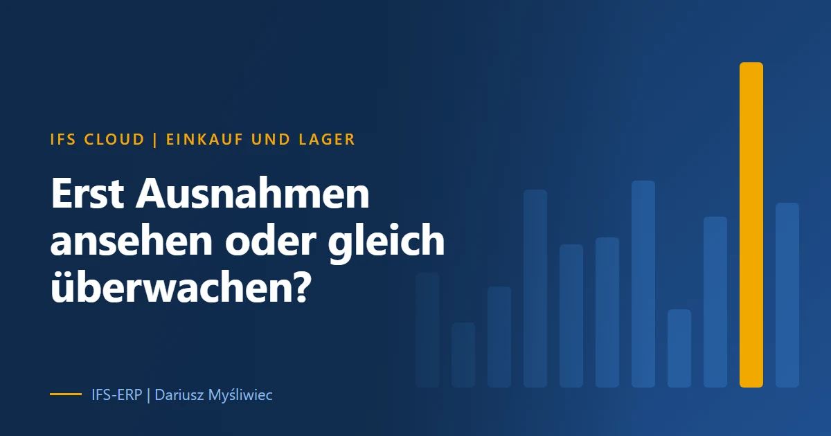 Vergleich von SCM Exception Scan und SCM Automation Pack für IFS Cloud